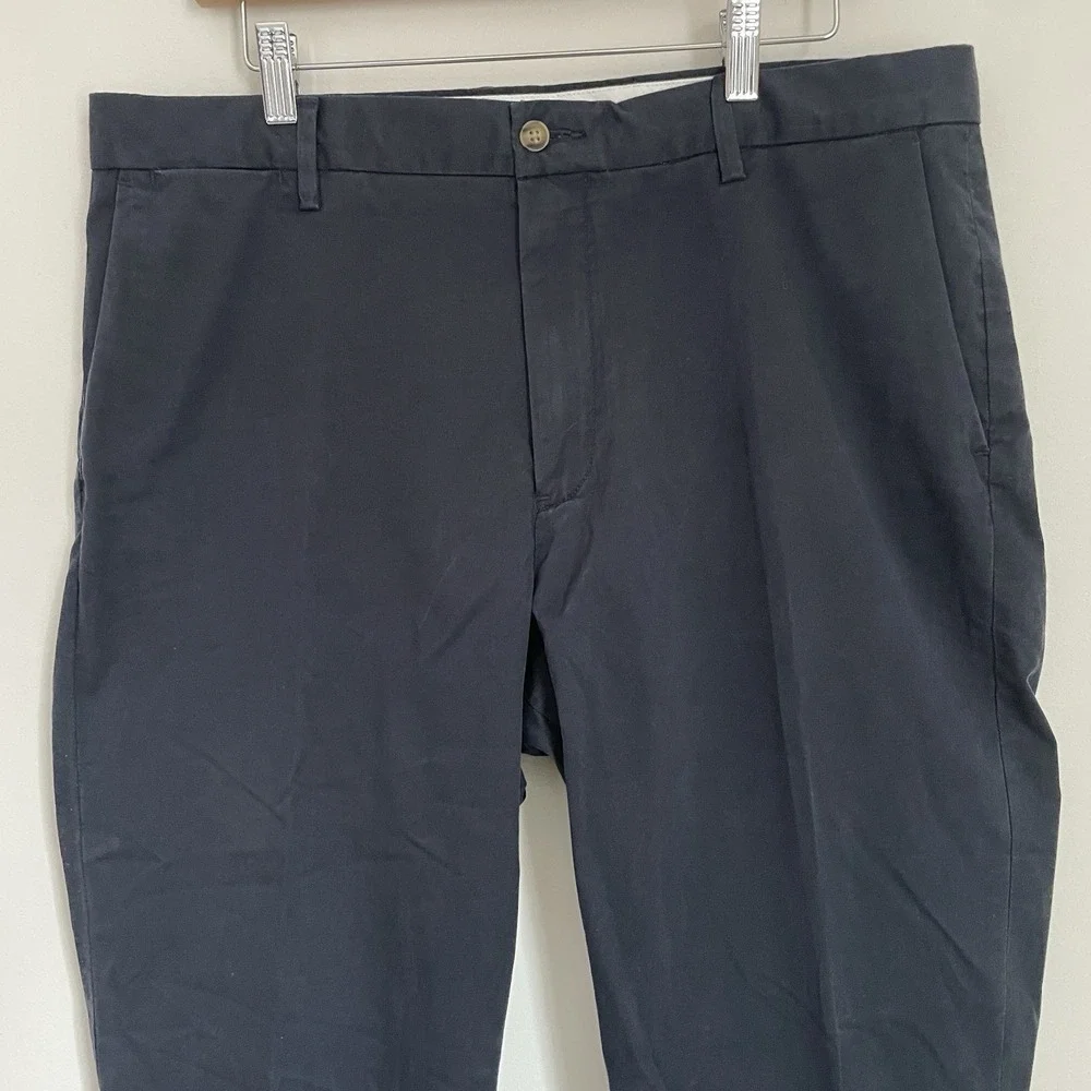 Polo Ralph Lauren Men Classic‎ Fit Chino Pants Navy Blue Size 35x32 100% Cotton